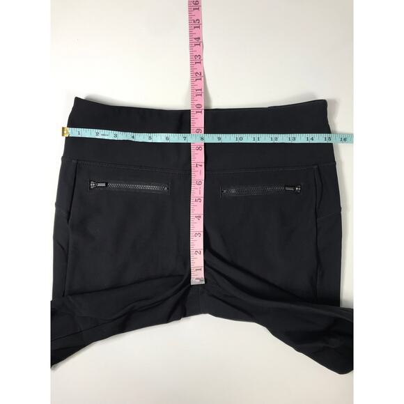 Athleta Stellar Crop Pants Black Women's Medium Petite Travel Sporty Easy - Picture 10 of 11